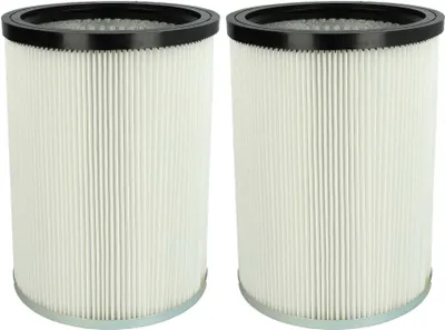 Produktbild von vhbw 2x Faltenfilter kompatibel mit Kärcher NT 70/2 Me Classic *VEX, NT 70/2 Me Classic Edition *EU, NT 70/2 Me Tc Staubsauger - Patronenfilter Weiß