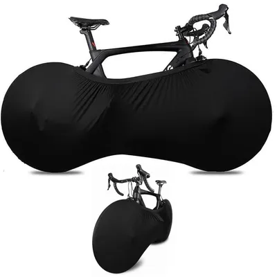 Zdjęcie produktu dla Pokrowiec na rower, wymiary 160x52x66 cm, wodoodporny, pyłoszczelny, wykonany z poliestru i Elasthanu