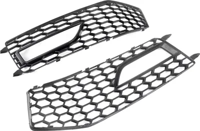 Immagine prodotto di Griglia per Audi A4 B8.5 S-Line / S4 / RS4 (2013-2015) - Griglia per fendinebbia a nido d'ape - Nero - Accessori auto