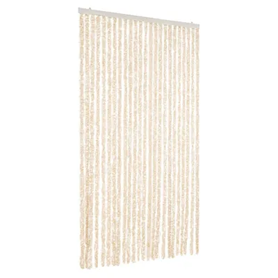 Produktbild von vidaXL Fliegenvorhang Beige und Weiß 100x200 cm Chenille