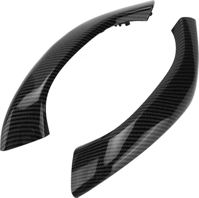 Immagine prodotto di 2 coperture interne per maniglie delle porte, stile fibra di carbonio, accessori per auto, ricambio per X1 F48 2016-2021