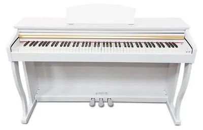 Zdjęcie produktu dla Białe pianino cyfrowe Pianino sceniczne Pianino domowe o wysokim połysku