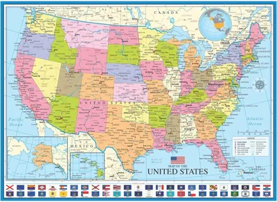 Obrázek produktu pro EUROGRAPHICS Puzzle Politická mapa USA 1000 dílků