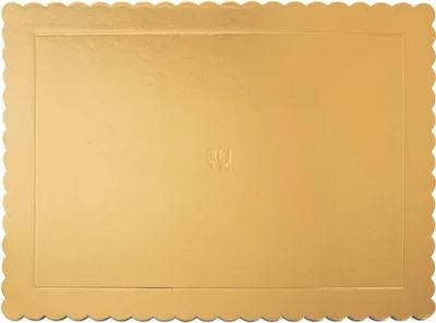 Produktbild von Tortenboden, goldene rechteckige Torte 40x30 cm