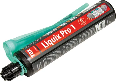 Produktbild von TOX Verbundmörtel Liquix Pro 1 - 280 ml Kartusche inkl. 2 x 200 mm Statikmischer