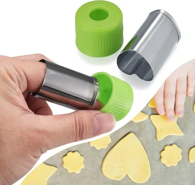 Immagine prodotto di Formine per biscotti in acciaio inossidabile - Set da 12 - Adatte per biscotti e torte