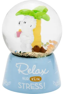 Obrázek produktu pro Snový glóbus se slovy "Relaxujte, jen se nestresujte