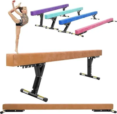 Image de Barre de gymnastique pliable pour enfants, 244 cm, réglable en 5 hauteurs, idéale pour l'entraînement