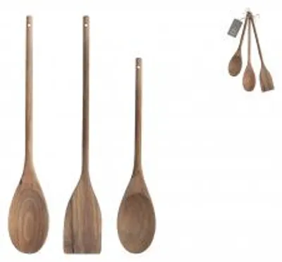 Immagine prodotto di H&H Set 2 Cucchiai Acacia 25/30 Cm + 30 Cm