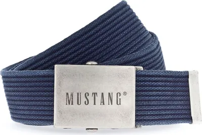 Produktbild von MUSTANG Gürtel Woven Belt W110 Marine dunkelblau