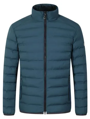 Produktbild von Blue Wave Herren Steppjacke Maximilian in Daunenoptik - Gesteppte Jacke mit Stehkragen in Steel Blue Größe 3XL