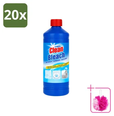 Produktbild von 20 x At Home Bleichmittel - 1 L - Sparpackung - 20 Stücke