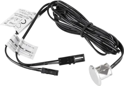 Produktbild von 12V MINI-AMP - 2m Kabel mit Einbau-Touchschalter 24W - chrom