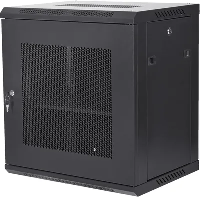 Produktbild von SucceBuy 12U Wall Mount Network Server Cabinet, 15.5'' tief, Server Rack Cabinet Gehäuse, 200 lbs Max. Tragfähigkeit am Boden, mit abschließbaren Türseitenwänden, für IT-Ausrüstung, A/V-Geräte