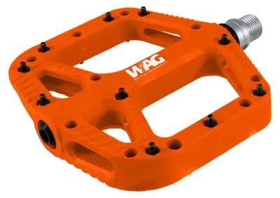 Produktbild von WAG MTB Pedal Plattform 9 / 16" Orange Kunststoff mit Pins