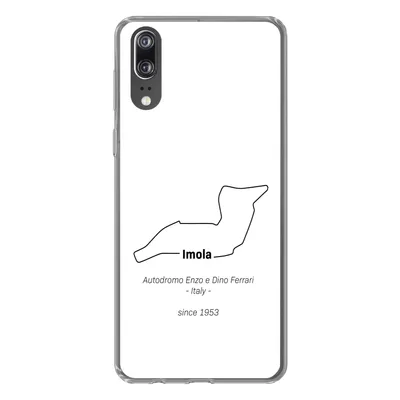 Produktbild von MuchoWow® Handyhülle Schutzhülle Hülle für Huawei P20 Imola - F1-Rennstrecke Silikon Softcase Handy Hülle - Hardcover