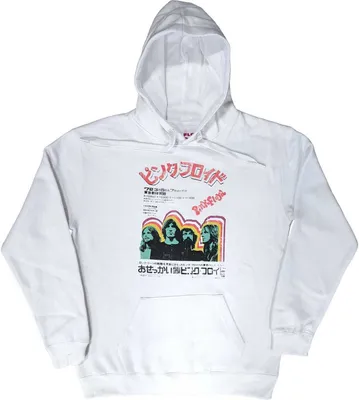 Produktbild von Pink Floyd Japanese Poster White XL Hoodie