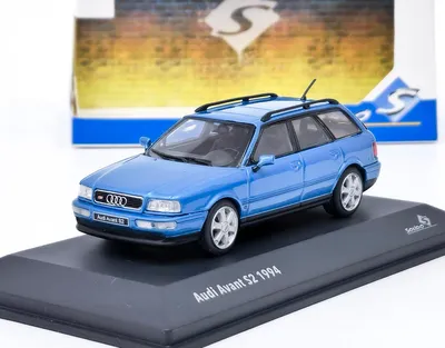 Produktbild von Solido 421437990 Audi Avant S2 Kombi 1993 blau 1:43
