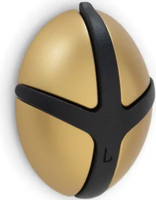 Produktbild von TICK Wandgarderobe - Gold/Schwarz