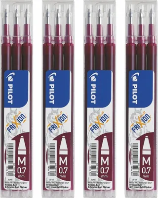 Produktbild von Pilot Frixion Ball Ersatzminen 0.7 weinrot - 12er-Set