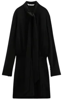 Produktbild von Schwarzes elegantes Taillenkleid von Zara für Frauen M