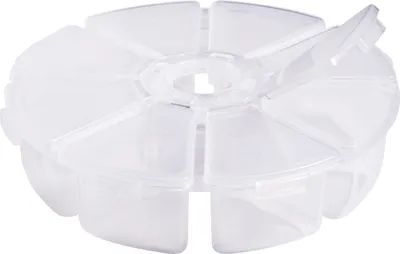 Produktbild von VBS Sortierbox, 8-Eck, Ø 10 cm, H 2,5 cm