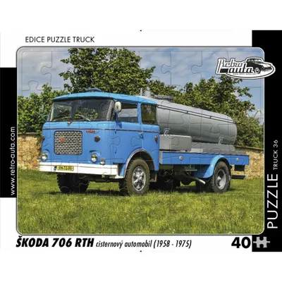 Produktbild von Puzzle TRUCK 36 - Škoda 706 RTH Kesselwagen (1958 - 1975) - 40 Teile