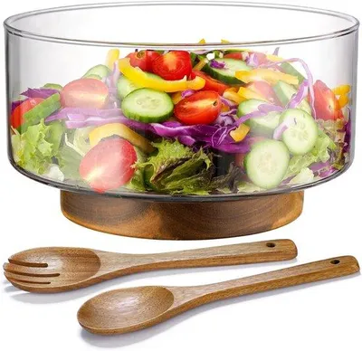 Produktbild von Glas Salatschüssel – Servierschale