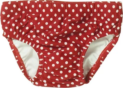 Produktbild von PLAYSHOES 461040_74/80, Bademode Unterteile, Baby (0 - 2 Jahre), Rot, Weiß, Muster, Weiblich, Elasthan, Polyamid