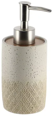Immagine prodotto di TENDANCE | Distributore di sapone liquido - Distributore di sapone - Distributore a pompa - beige - 265 ml - in poliresina - Distributore di lozione - Pratico