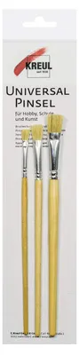 Immagine prodotto di Kreul Set di pennelli piatti a setole universali 3 pz