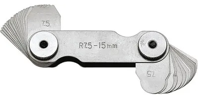 Produktbild von FORMAT Radienschablone 17 Blatt 1,0 - 7,0 mm
