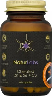 Produktbild von Zink & Selen Chelat + Kupfer, 60 Kapseln