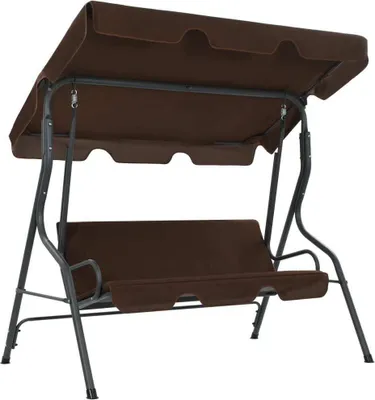 Produktbild von vidaXL Hollywoodschaukel Kaffeebraun 170×110×153 cm
