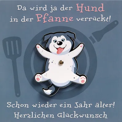 Produktbild von Geburtstag - Moving Cards - Klappkarte mit beweglichem Element