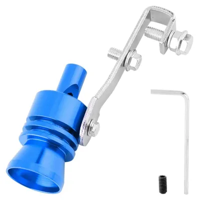 Produktbild von Universelle Auto-Auspuffrohr-Turbopfeife für Automobil-ATV-SUV-Autozubehör (blau)