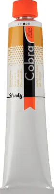 Image de Cobra Study Peinture à l'huile miscible à l'eau Tube 200 ml Ocre jaune 227