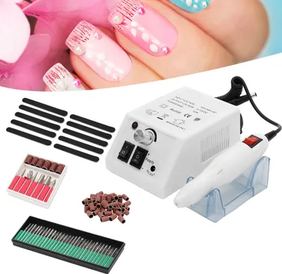 Produktbild von Peviasot Pediküre Elektrische Nagelfräser Nagelfeile Maniküre Set Nagelschleifer Nagelstudio Fräser Nagel Design
