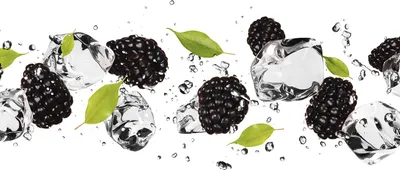 Produktbild von Tulup® Küchenrückwand Spritzschutz aus Glas -100x50 -Spritzschutz auf gehärtetes GlasEssen & Getränke Süßkirschen Wasser