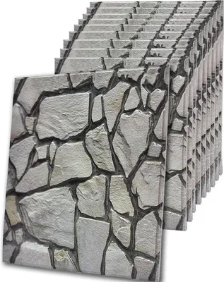 Produktbild von Famanu 3D-Wandpaneele Wasserfestes PE-Schaum - Steinmuster