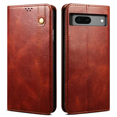 Obrázek produktu pro Pouzdro pro Google Pixel 8A kožené flip pouzdro peněženka s funkcí stojánku červené