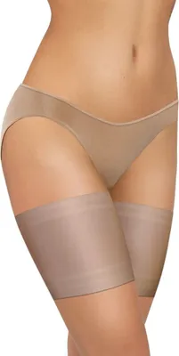 Produktbild von Sesto Senso Oberschenkelbänder Oberschenkel Band gegen Reibung Kniestrümpfe 4x Silikon - Sabia Satin - S - 55-60cm