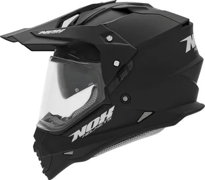 Image de NOX N312 Dualsport Casque Noir-Mat L avec visière et pare-soleil