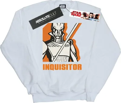 Produktbild von Star Wars - "Rebels Inquisitor" Sweatshirt für Herren BI46788 (S) (Weiß)