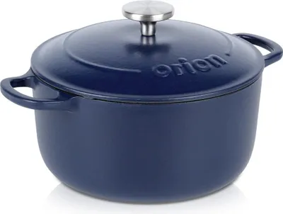 Zdjęcie produktu dla Garnek z pokrywką żeliwny emaliowany LITINA 22 cm, 3,3 l