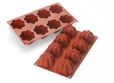 Produktbild von Silikomart | SF154 Silikonform für CHARLOTTE Monoportionen, antihaftbeschichtet,