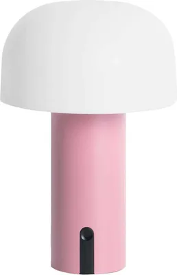 Immagine prodotto di Leitmotiv - Lampada da tavolo Luca Led - Rosa - Ø15cm Lampada da tavolo - Lampada da comodino, soggiorno, camera da letto