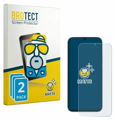 Produktbild von 2x BROTECT Schutzfolie für realme C100i Displayschutz Displayschutzfolie Folie Matt Entspiegelungsfolie