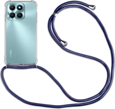 Produktbild von Handykette für Honor X6B Handyhülle mit Band Case Hülle mit Kordel Handy Tasche Blau