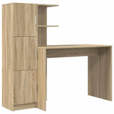 Immagine prodotto di vidaXL Scrivania 2 pezzi Sonoma-quercia